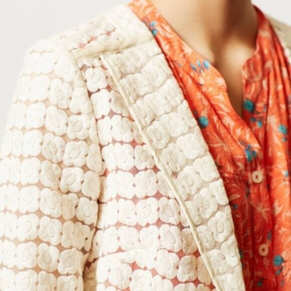 NWOT Anthropologie Lace Dress Topper Size M - Picture 3 of 3